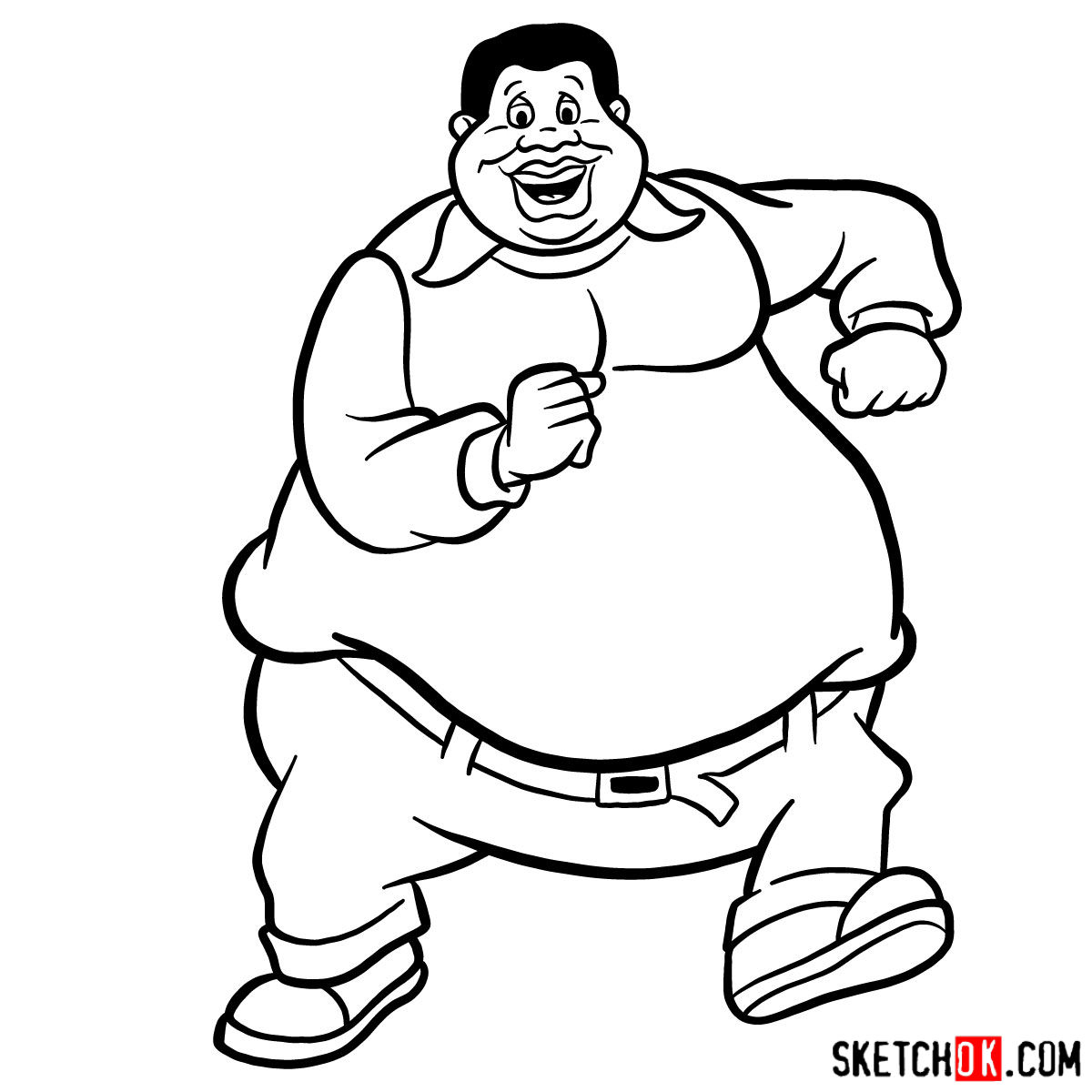 Cartoon Fat Albert Characters ~ How To Draw Fat Albert Characters ...