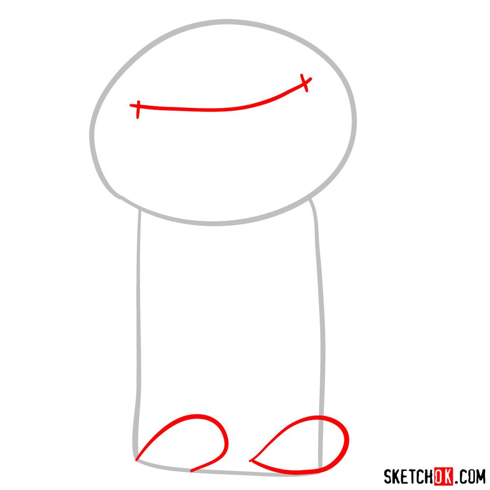How to draw TheOdd1sOut - step 02