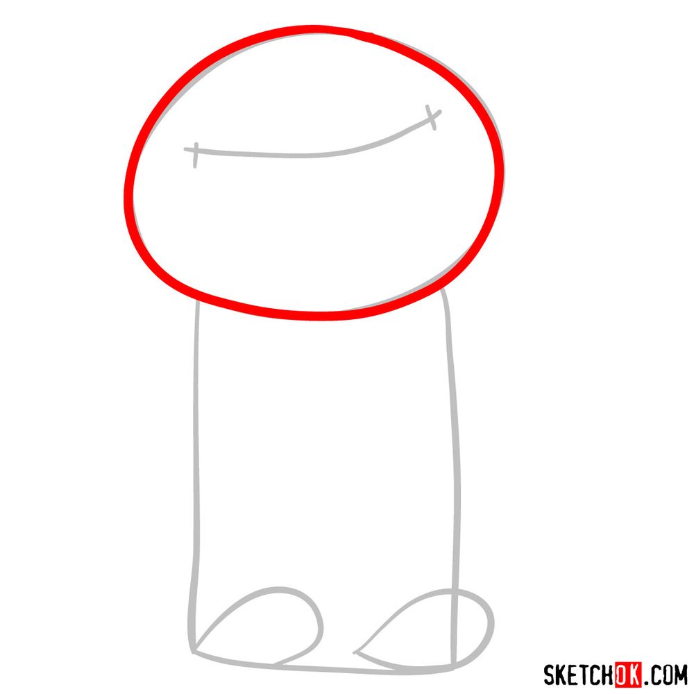 How to draw TheOdd1sOut - step 03