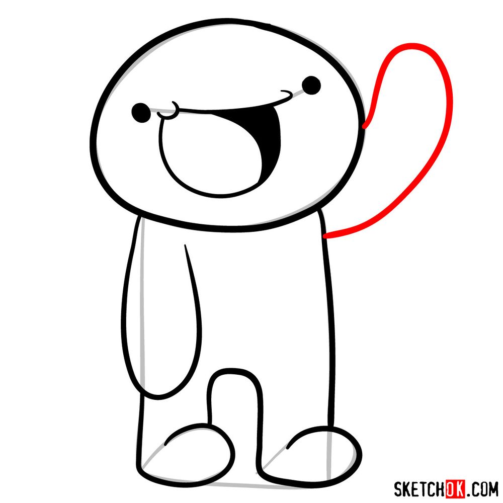 How to draw TheOdd1sOut - step 09