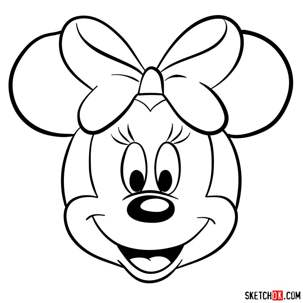 How To Draw Minnie Mouse Step By Step Pictures Cool2b vrogue.co