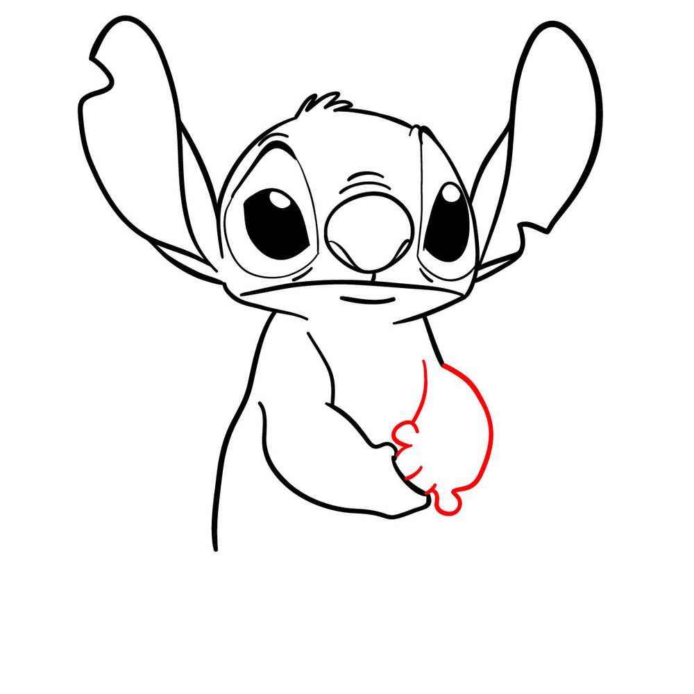 How to Draw Stitch, the Alien Koala: a Step-by-Step Guide