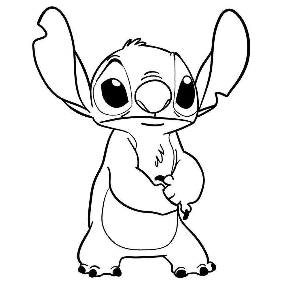 How To Draw Stitch, The Alien Koala: A Step-by-step Guide