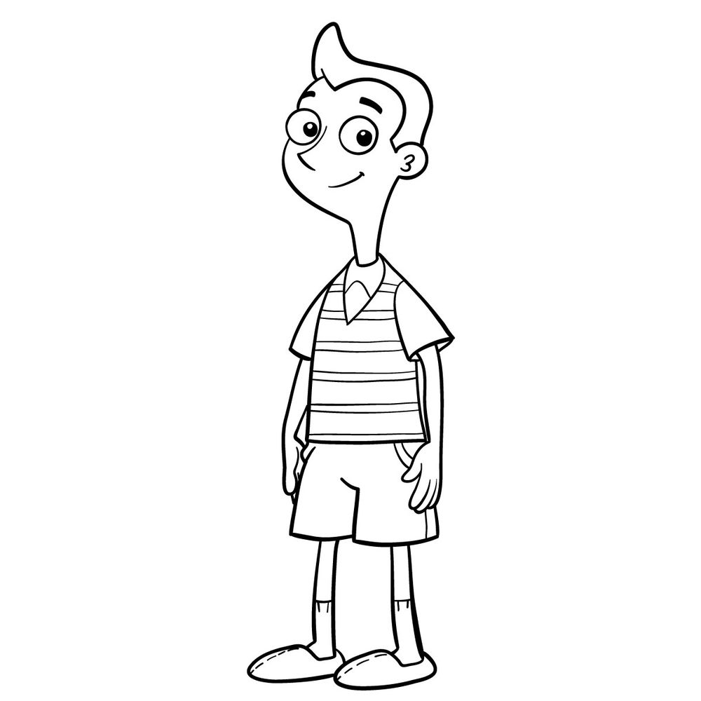 How to draw Milo Murphy