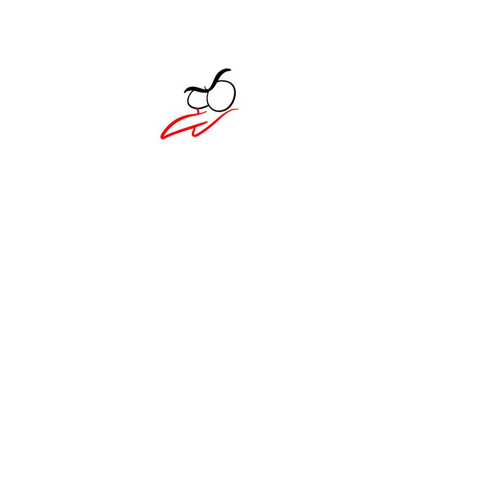 How to draw Dr. Heinz Doofenshmirtz - step 03