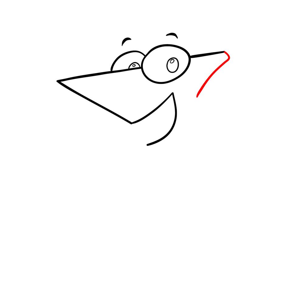 How to draw Phineas Flynn - step 07