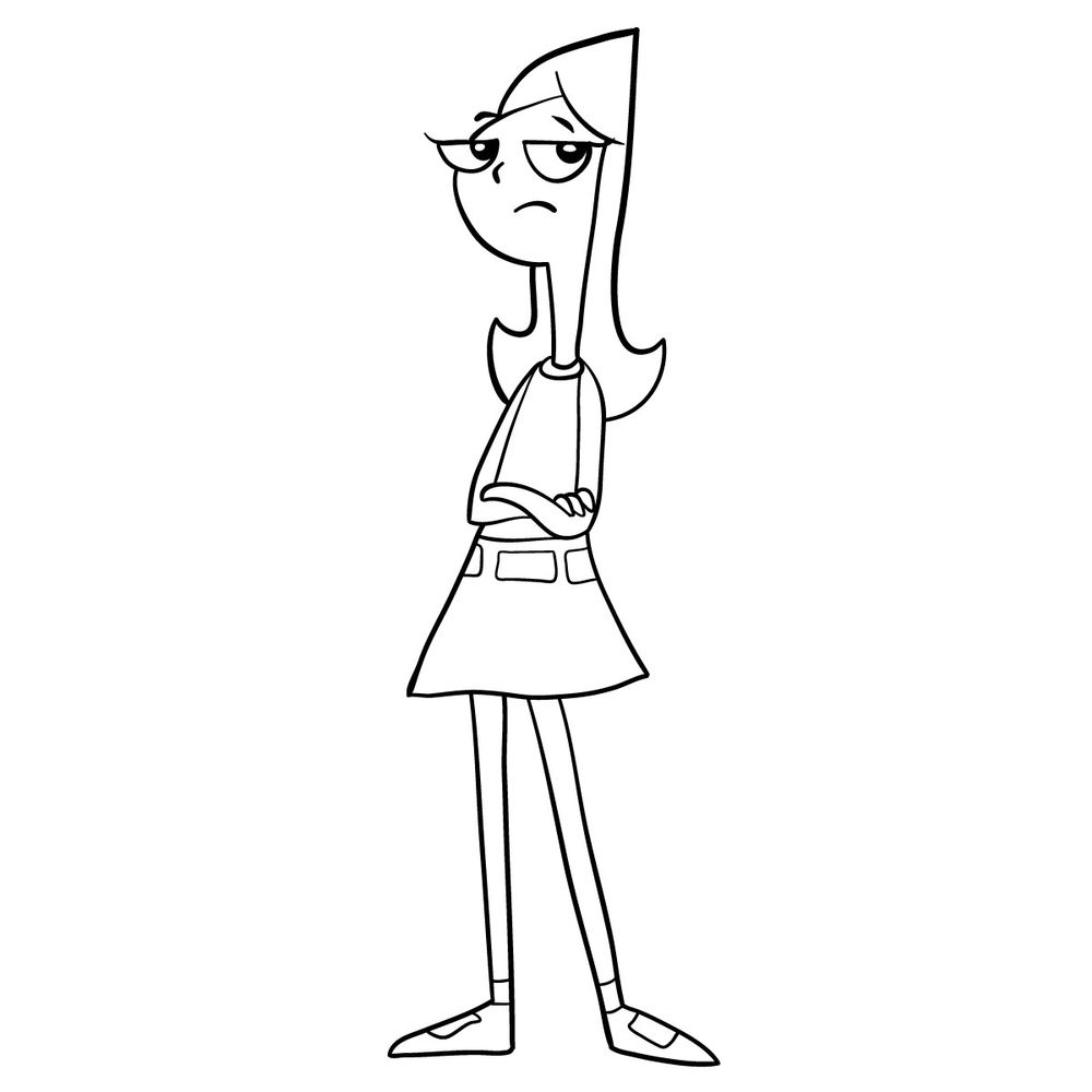 How to draw Candace Flynn