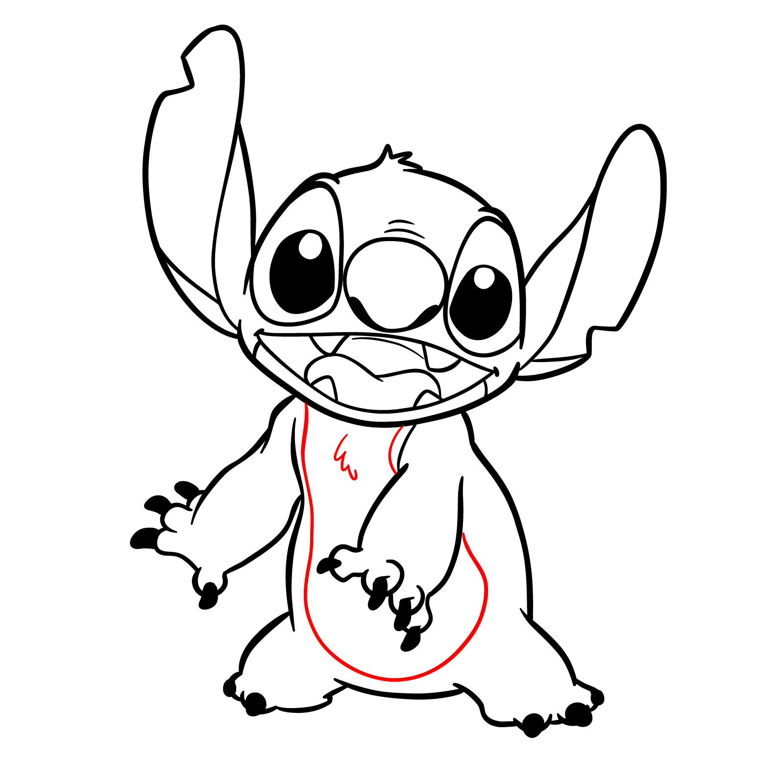 Crafting the Cute: How to Draw Stitch Full Body with Precision