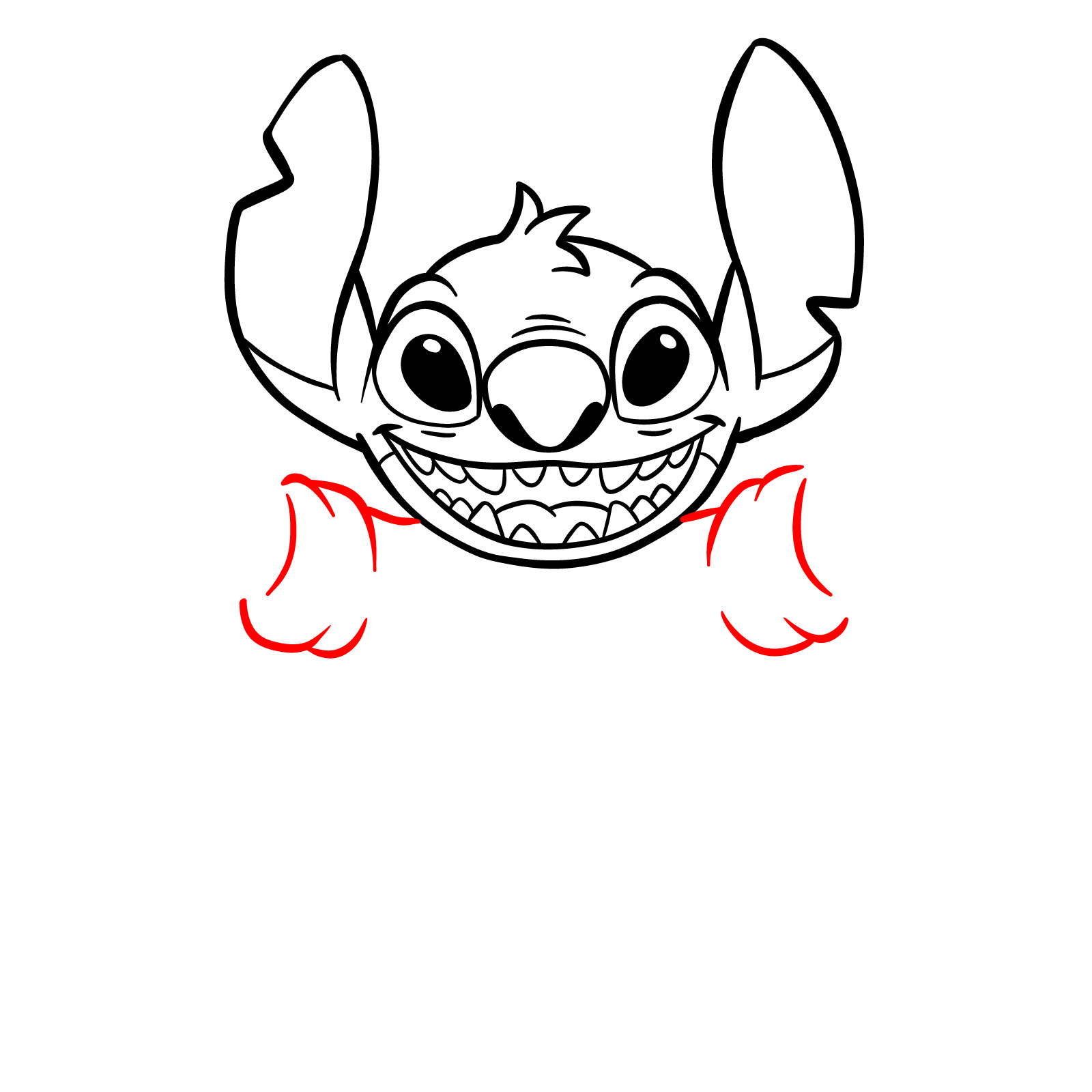 How to Draw Halloween Stitch with a Jack-o'-Lantern