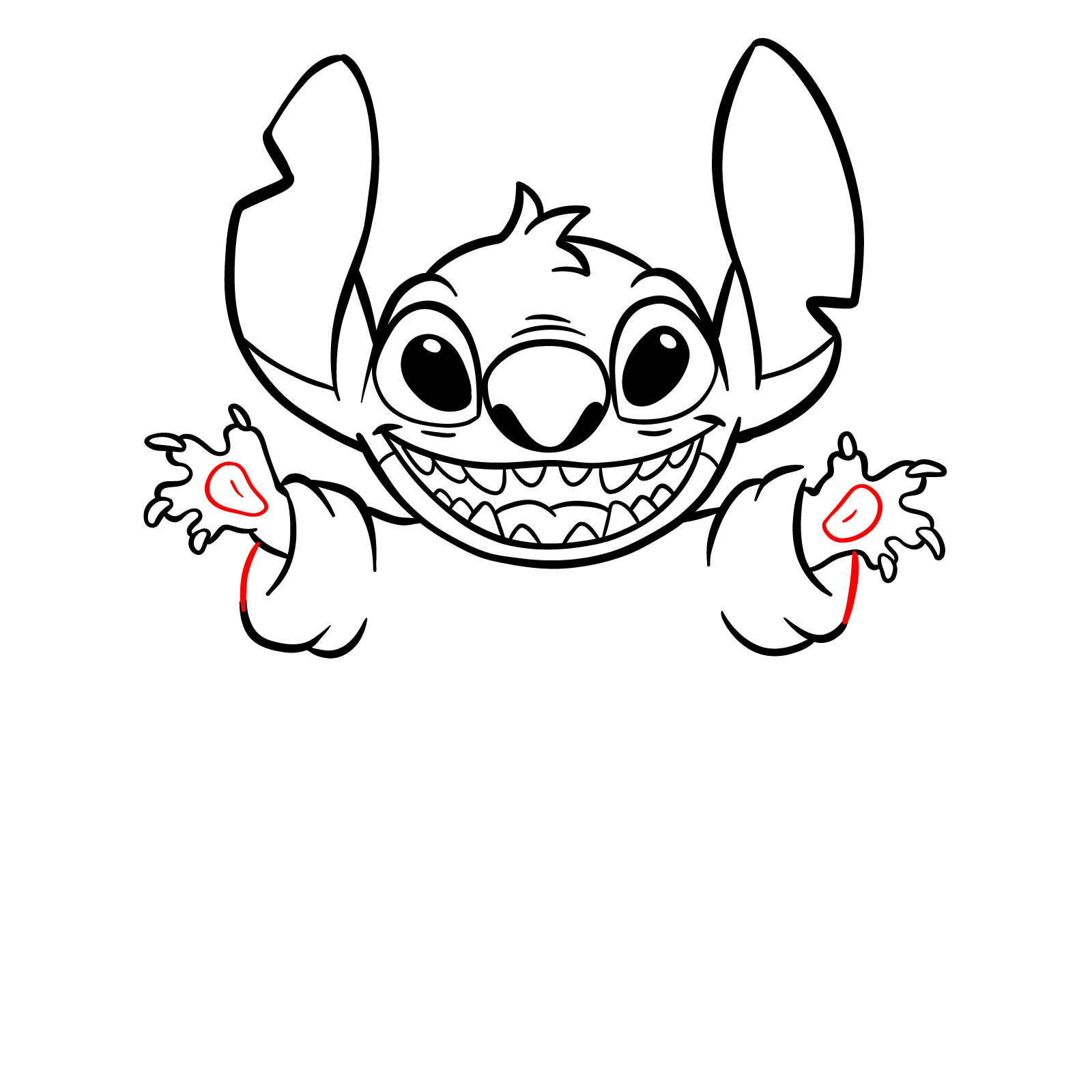 How to Draw Halloween Stitch with a Jack-o'-Lantern