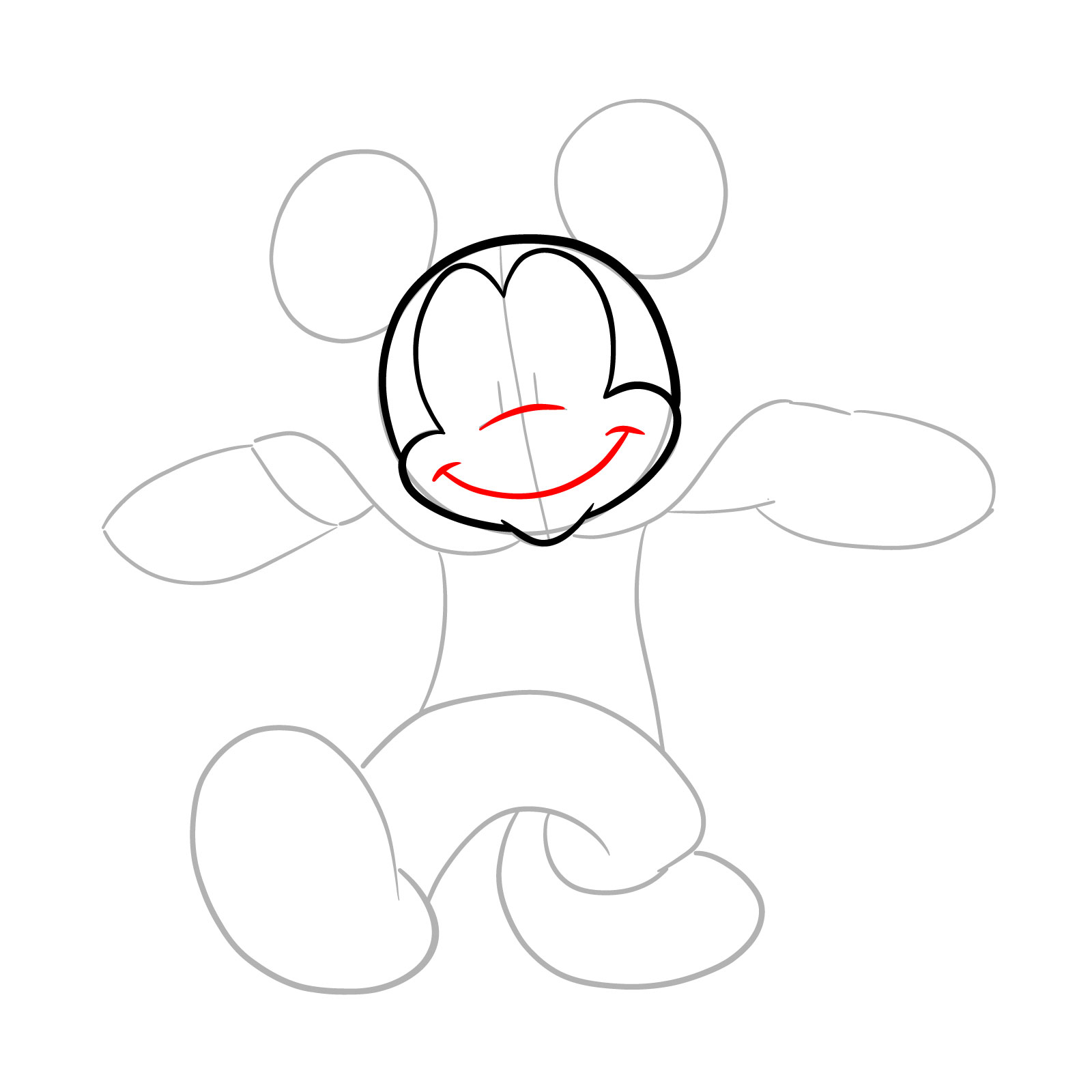 How to Draw Dracula Mickey Mouse: Bite into Drawing