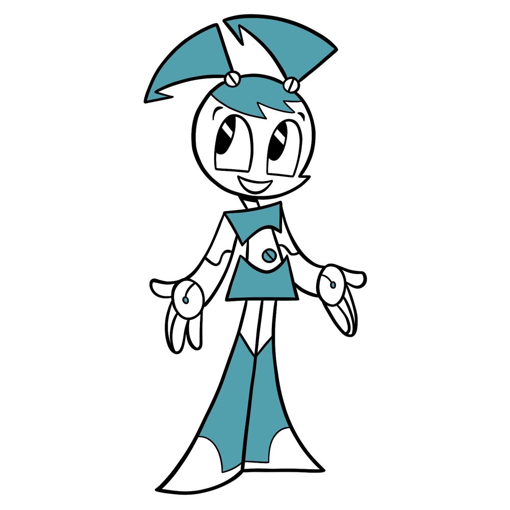 How to Draw Jenny Wakeman from My Life as a Teenage Robot