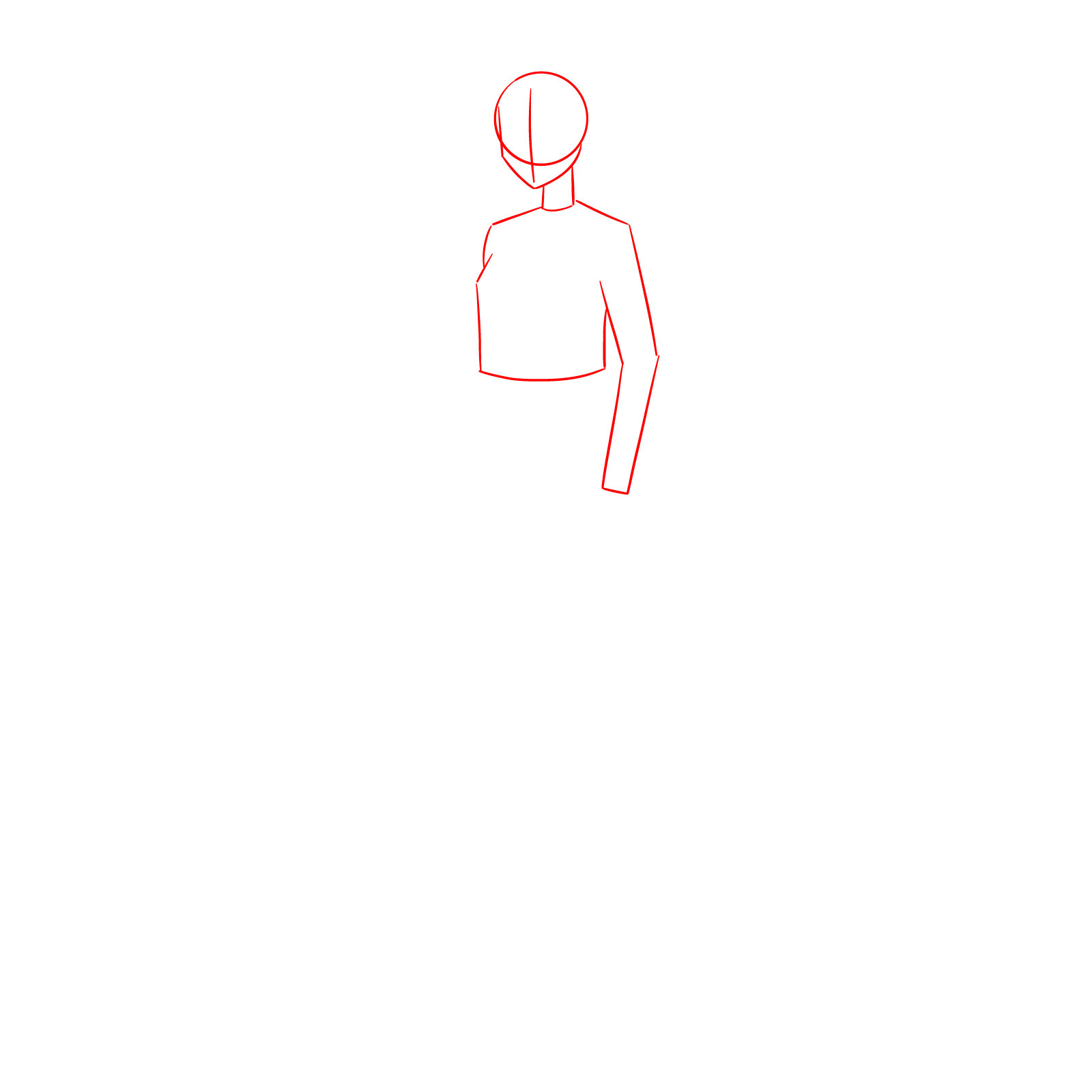 How to Draw Mandy from Totally Spies Season 7 - step 01