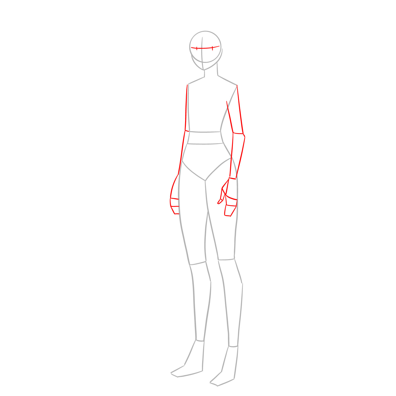 How to Draw Britney From Totally Spies Season 7 - step 02