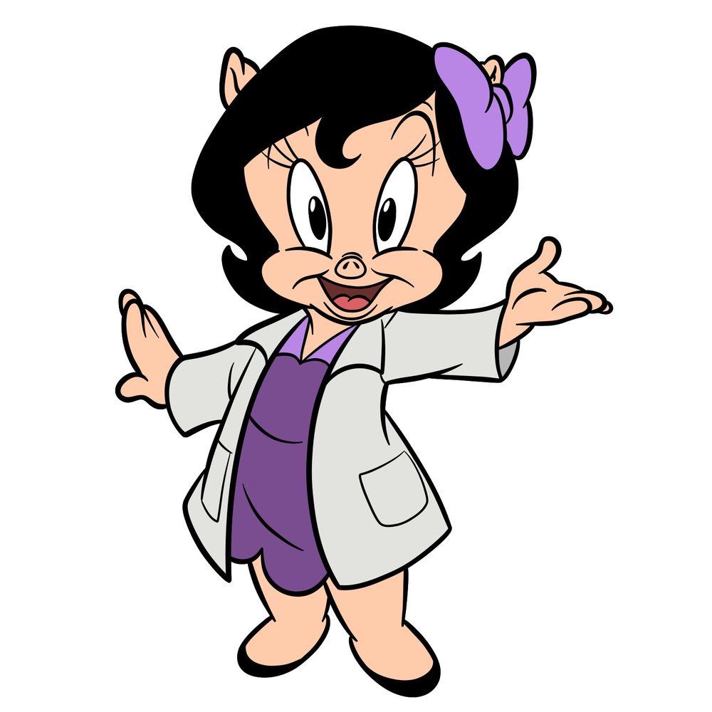 How to Draw Petunia Pig from The Day the Earth Blew Up