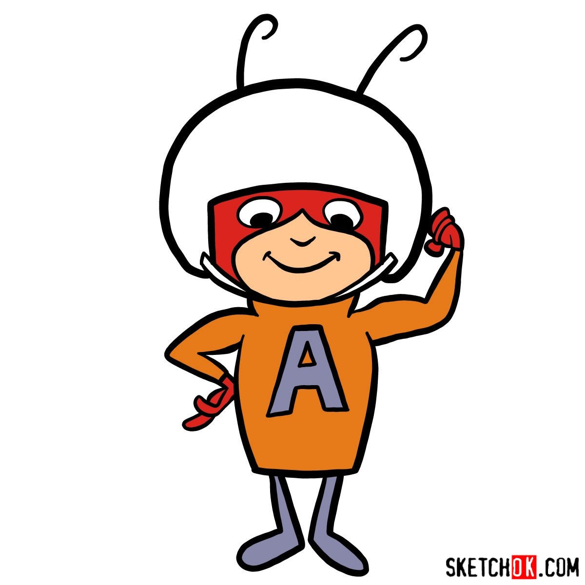 How to draw Atom Ant