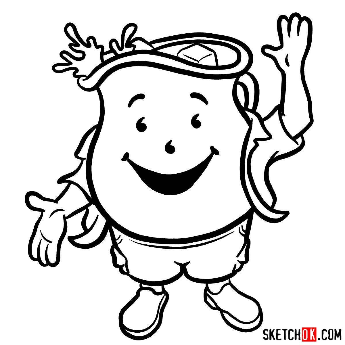 Printable Kool Aid Man Coloring Pages