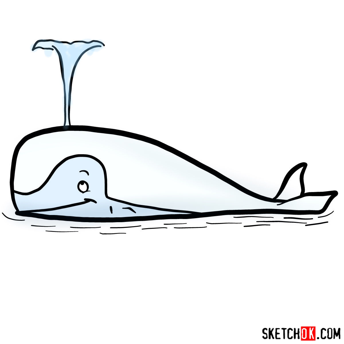 How to draw Moby Dick
