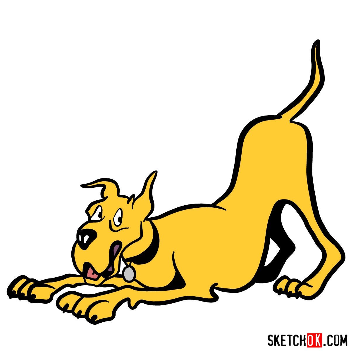 How to draw Marmaduke