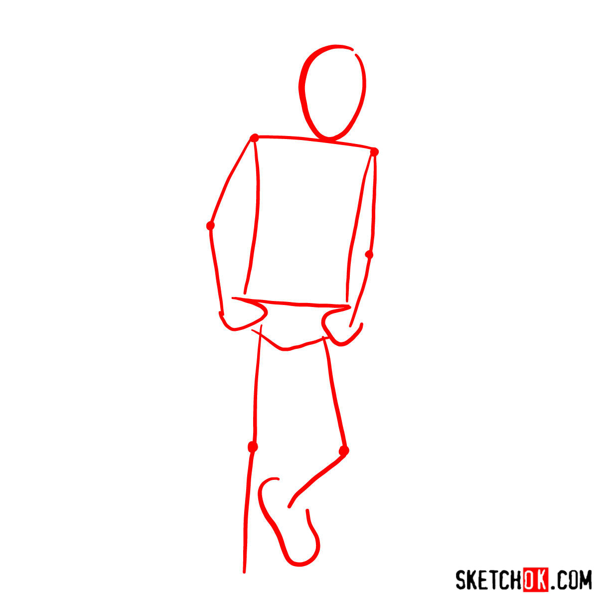 How to draw Jughead Jones - step 01