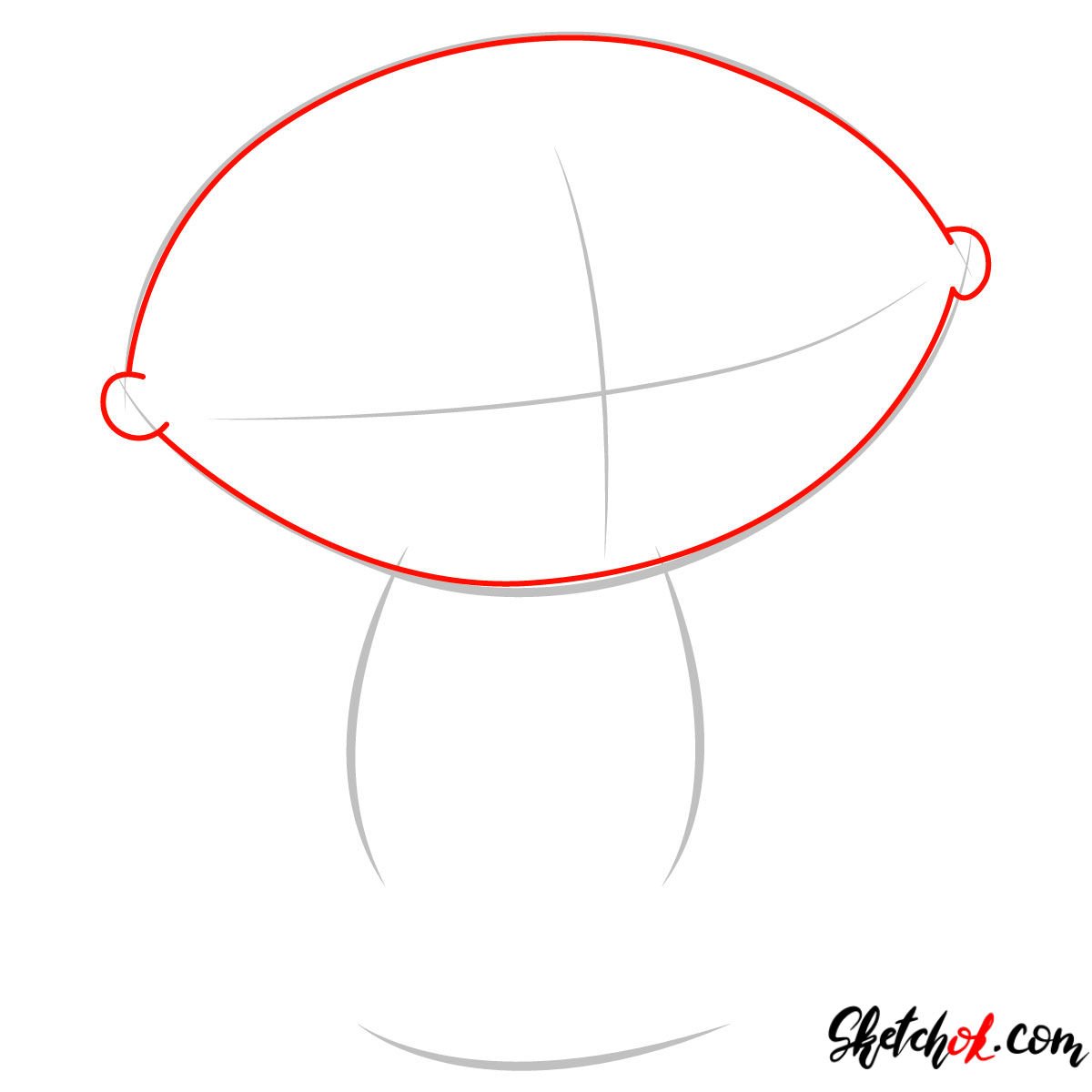 How to draw tricky Stewie Griffin - step 02