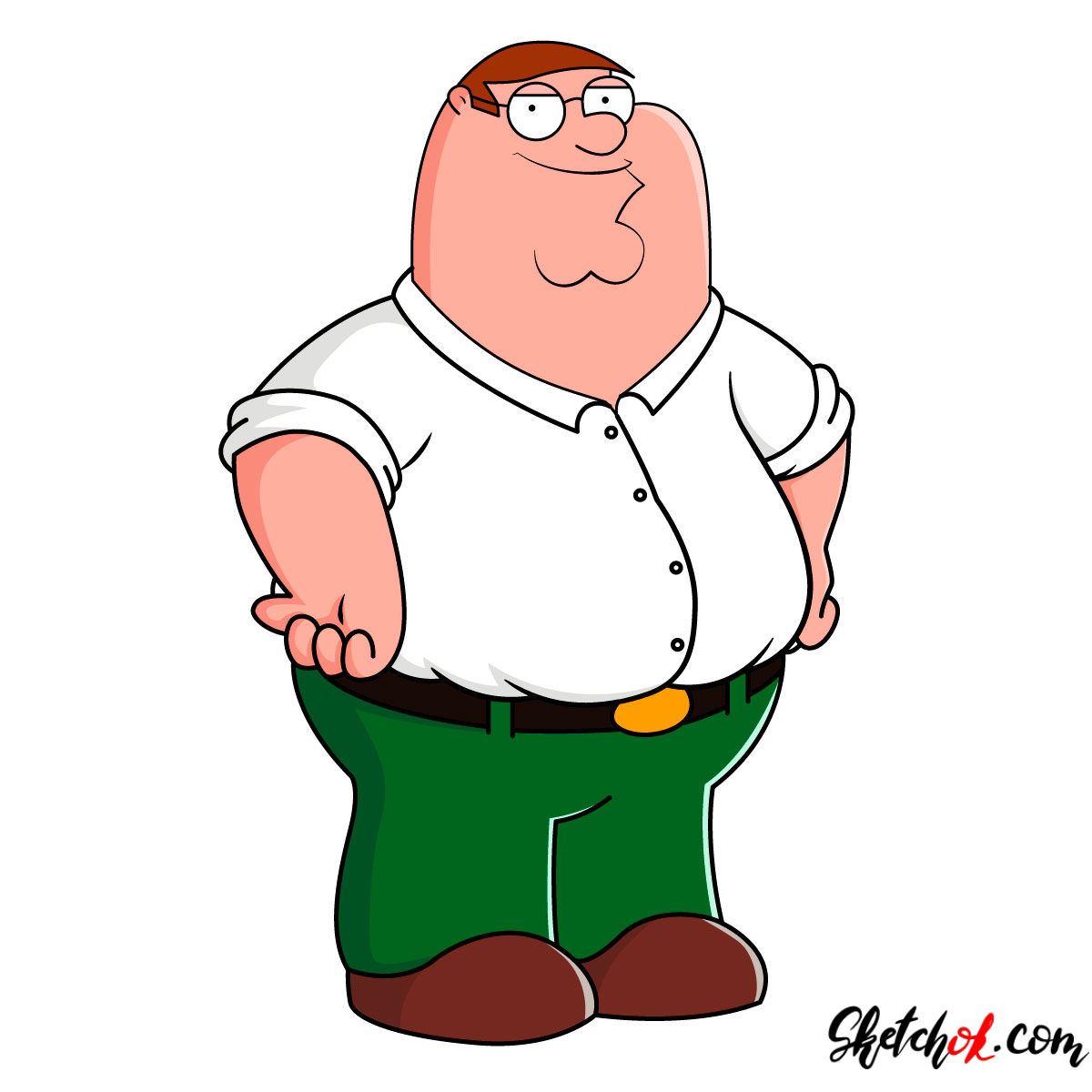 How to draw Peter Griffin