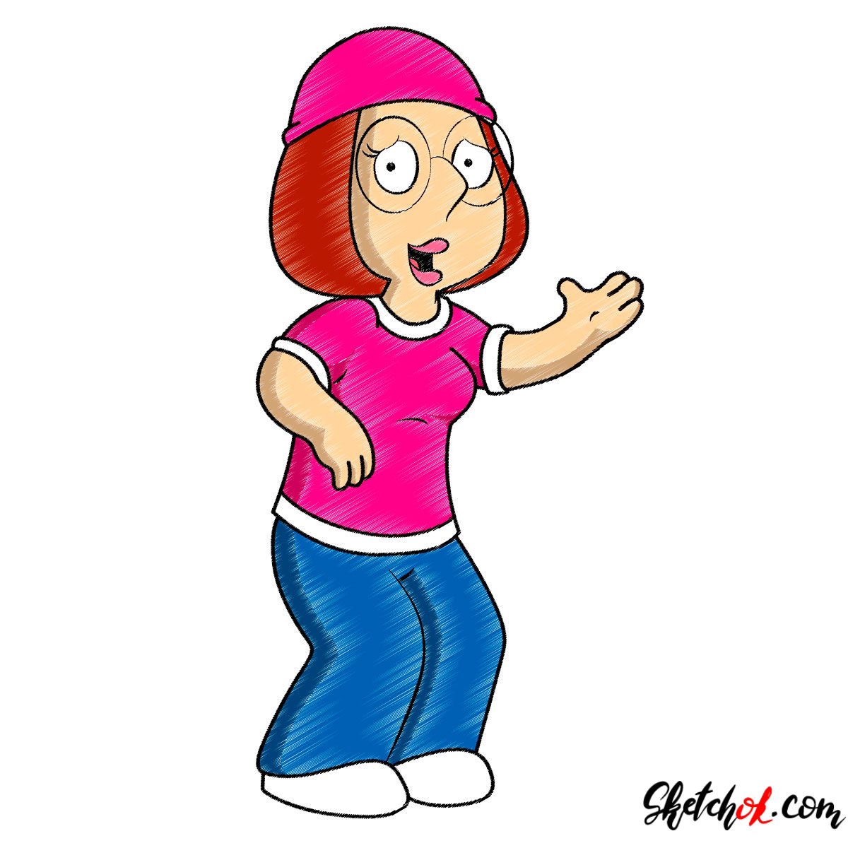 How to draw Meg Griffin