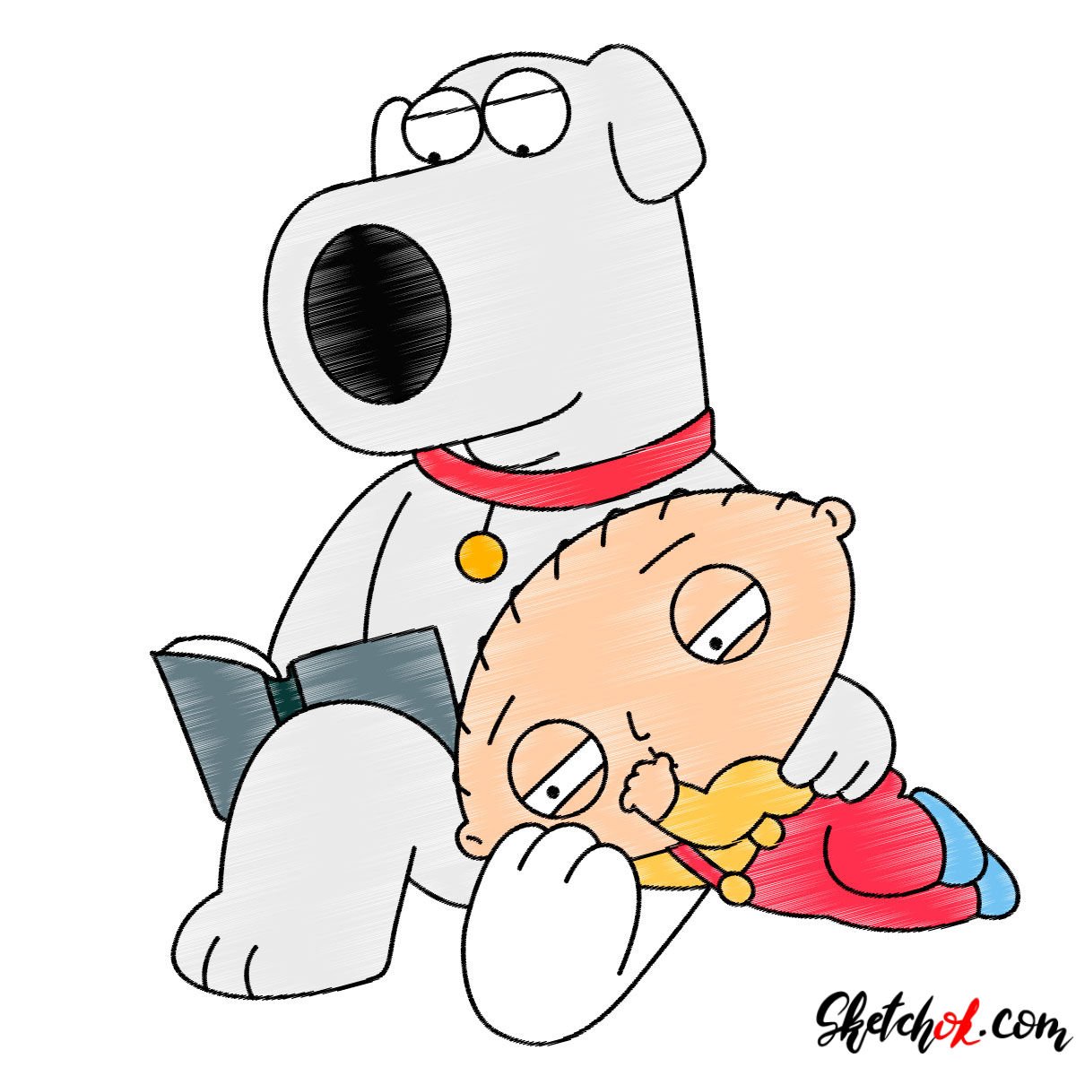 family guy drawing stewie