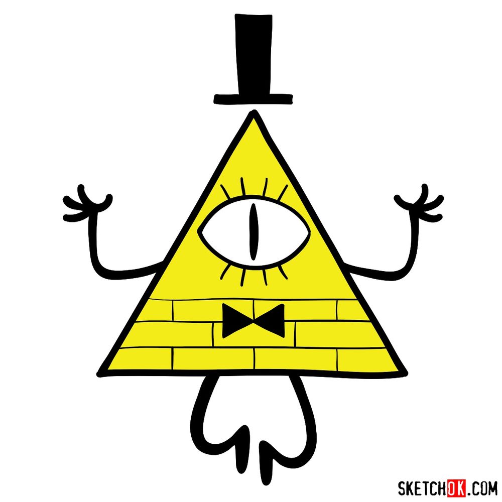 How to draw Bill Cipher