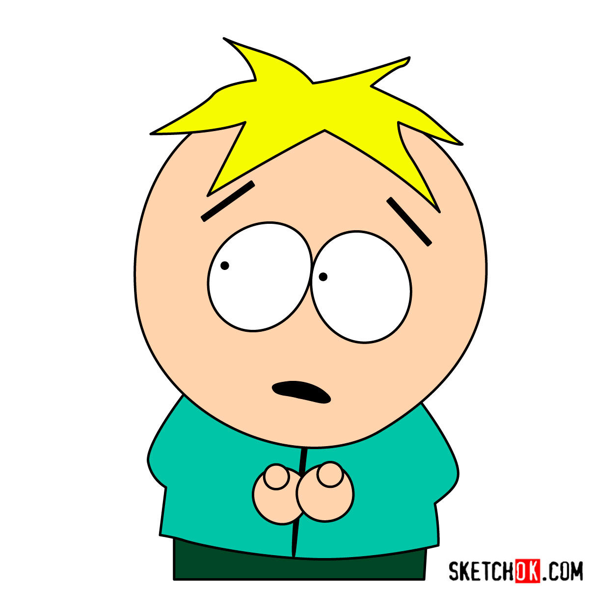 How to draw Butters Stotch from South Park