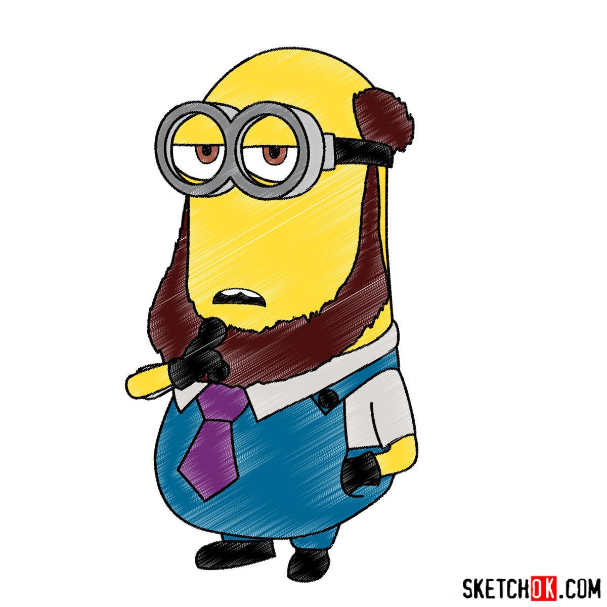 How to Draw Minion Jerry, Despicable Me