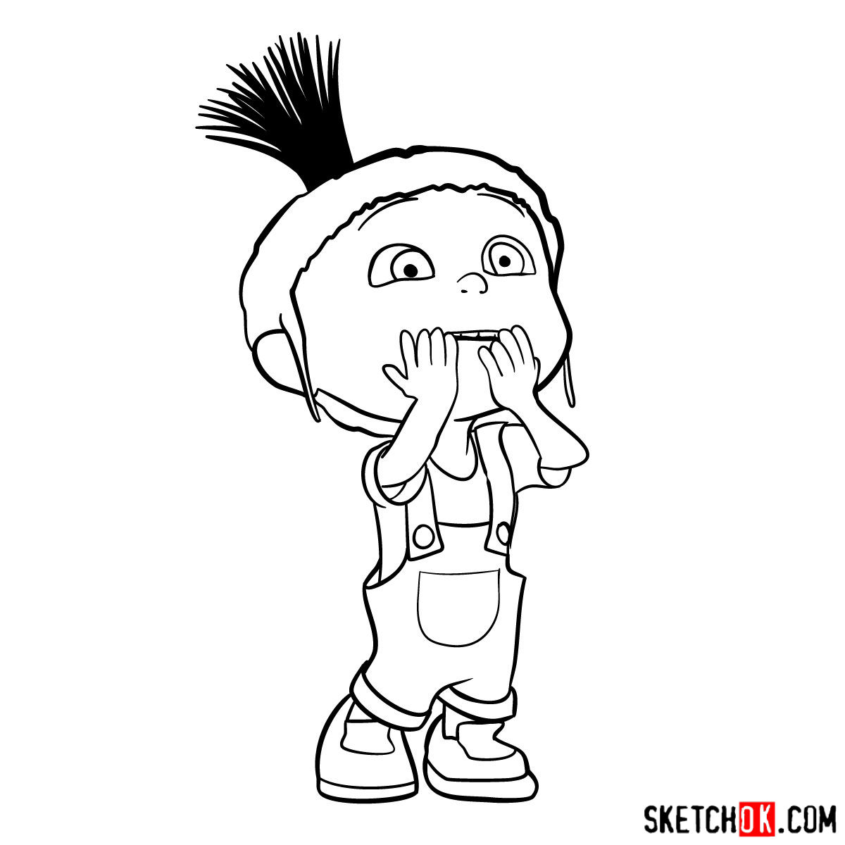 How to draw Agnes Gru | Despicabel Me - Step-by-Step Guide