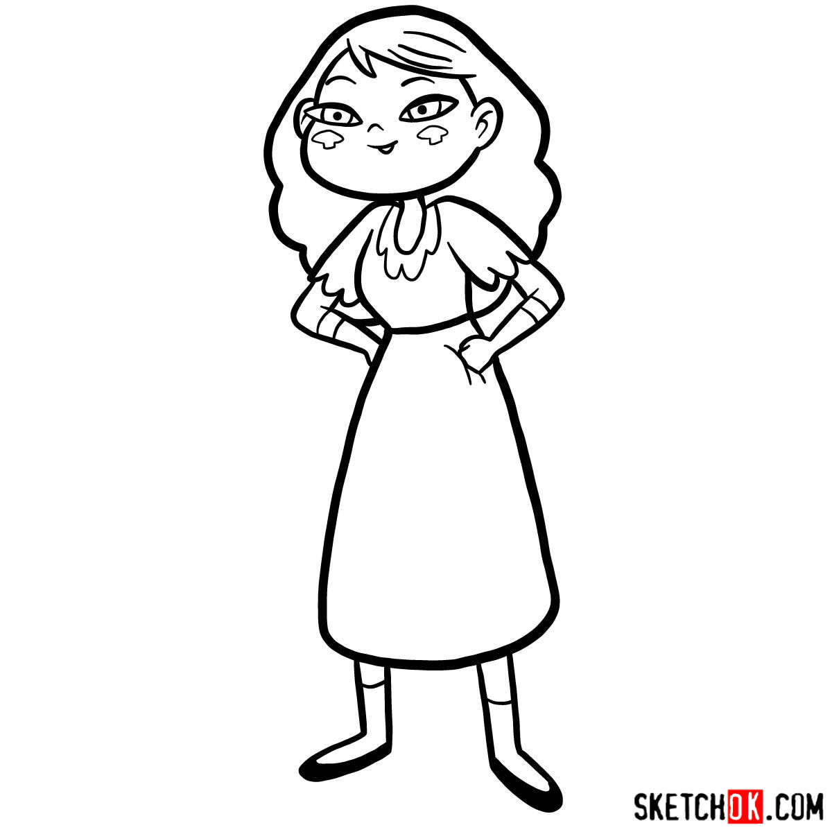 How to draw Eclipsa Butterfly - step 11