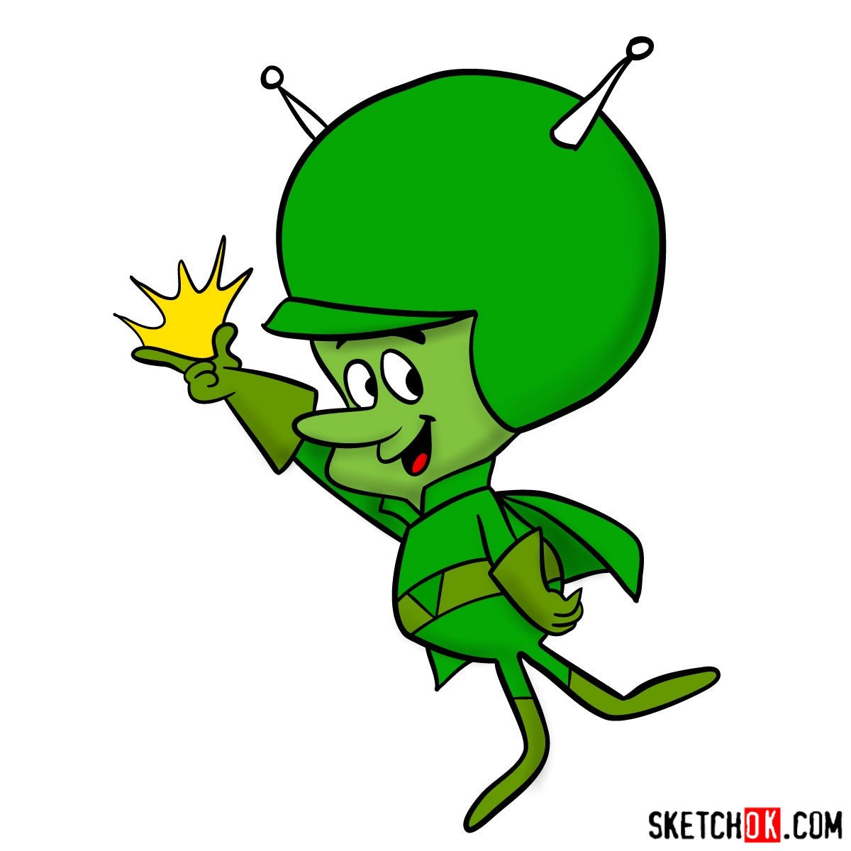 How to draw The Great Gazoo