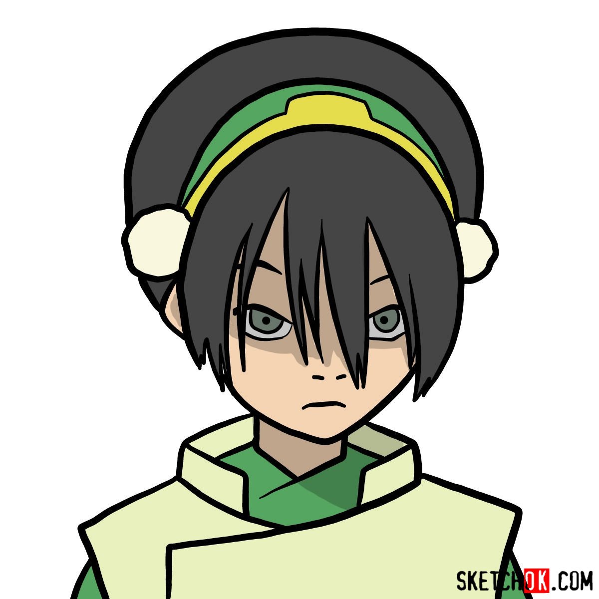 Master How to Draw Toph Beifong's Face with this Avatar Guide