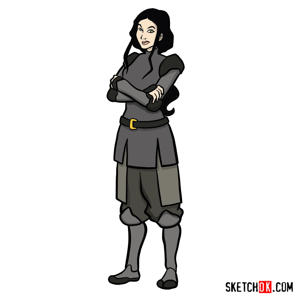 How to draw Lin Beifong