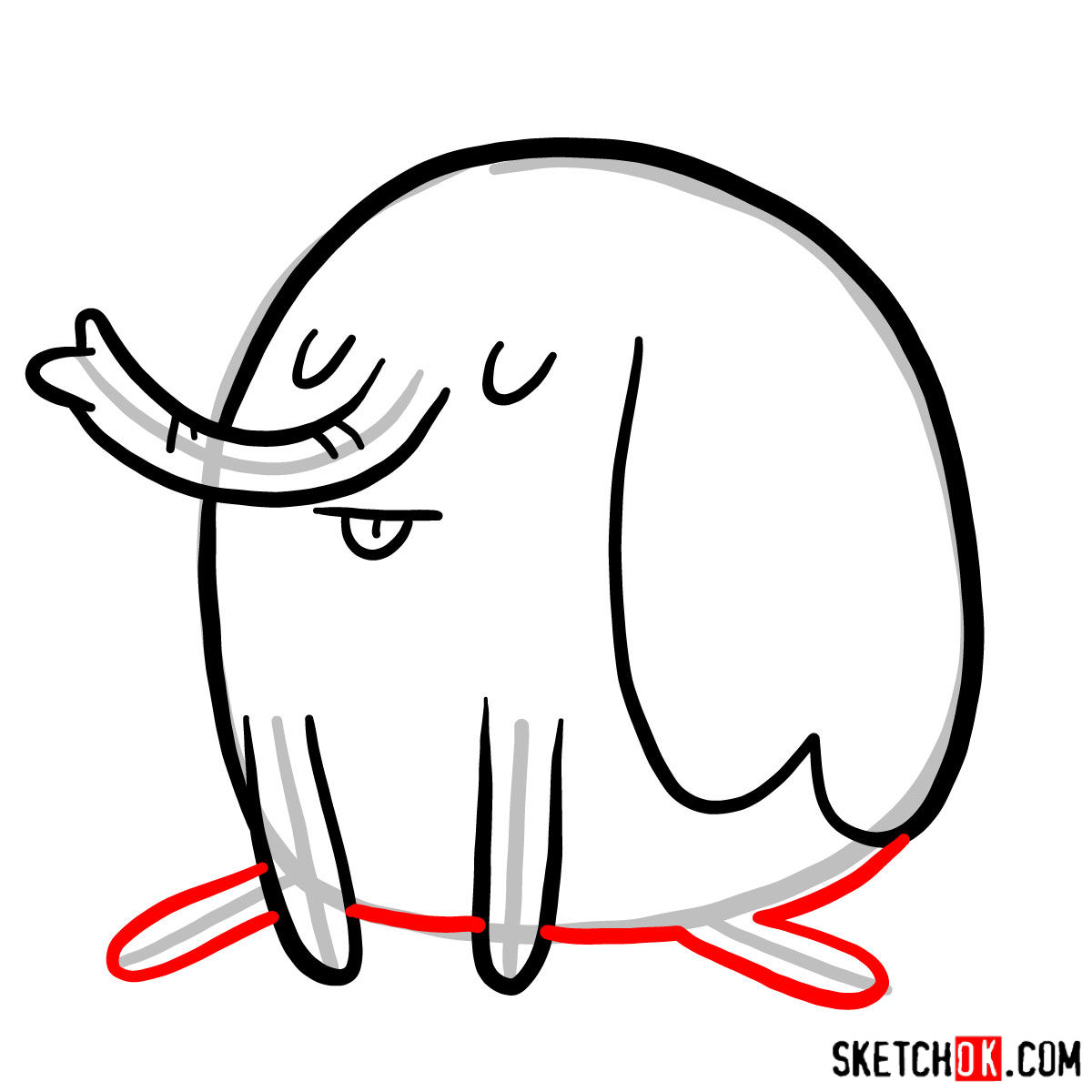 How to draw Tree Trunks from Adventure Time - step 06