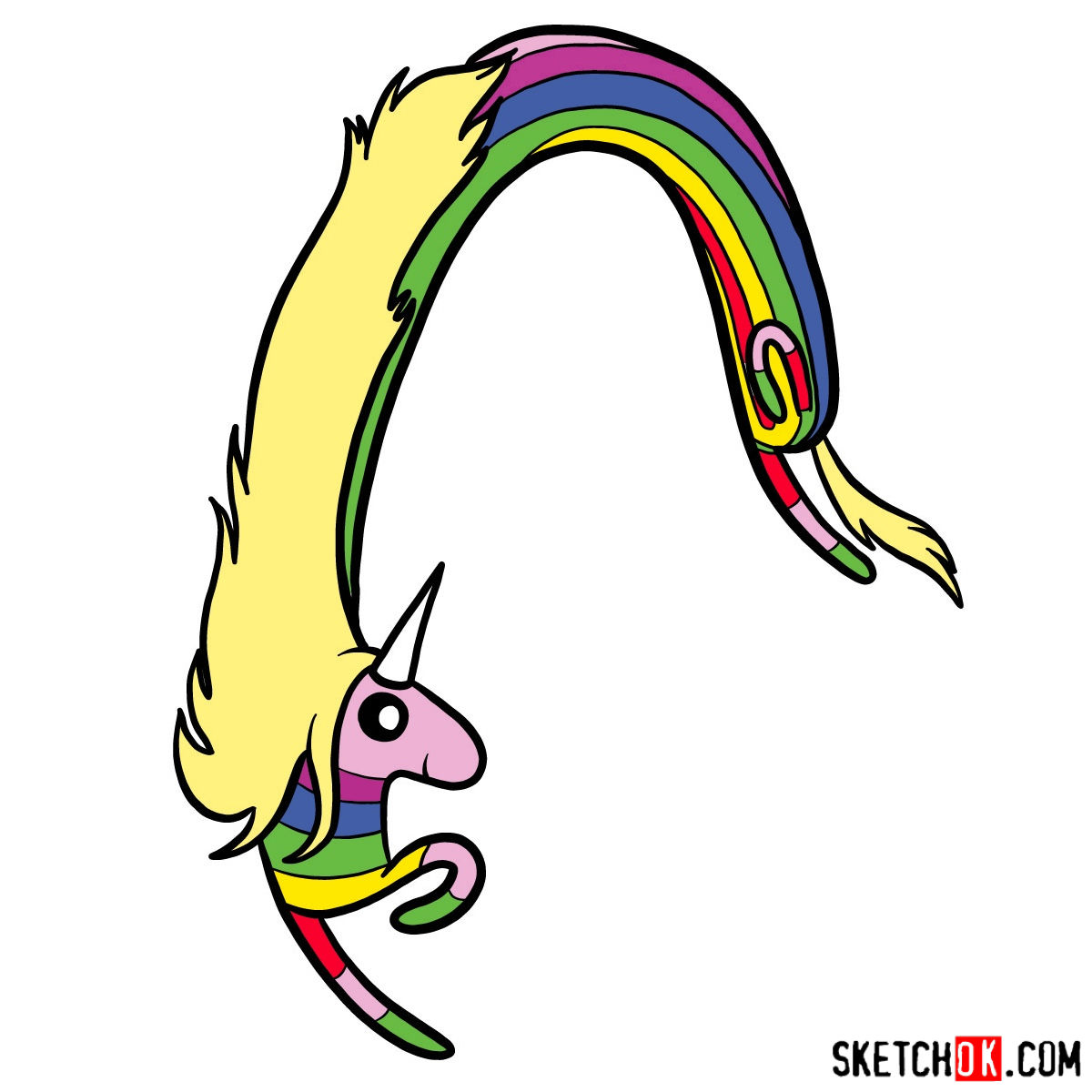 How to draw Lady Rainicorn