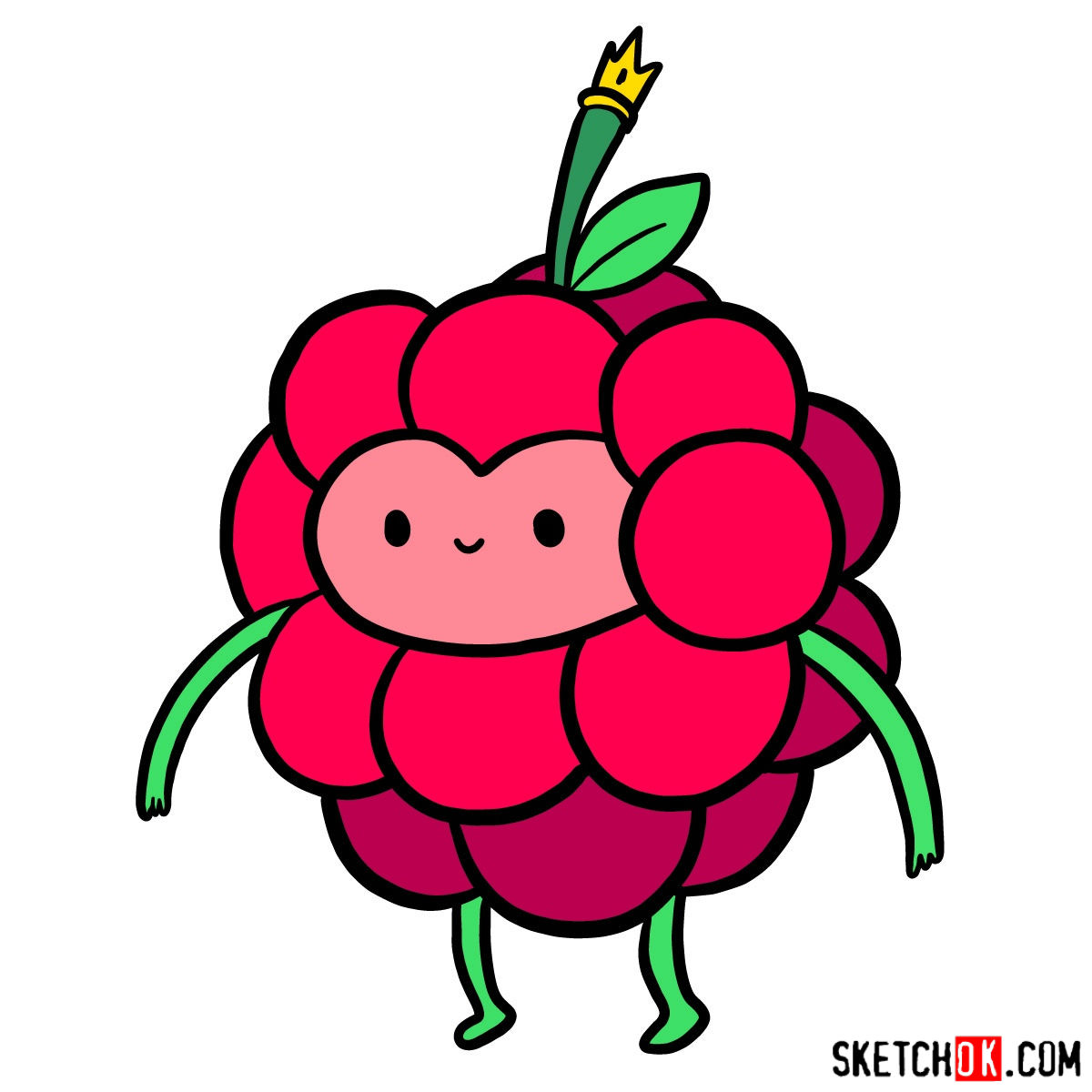 How to draw Wildberry Princess from Adventure Time