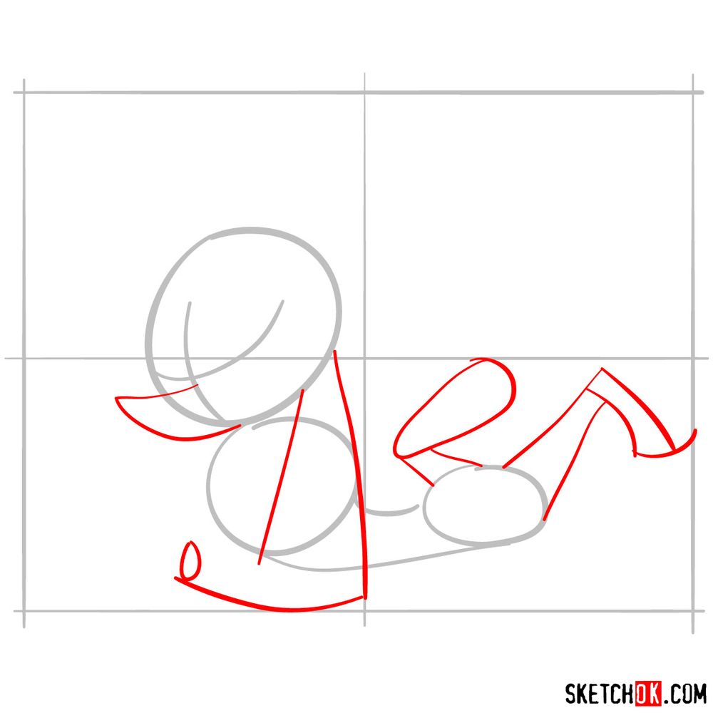 How to draw Abu - step 03