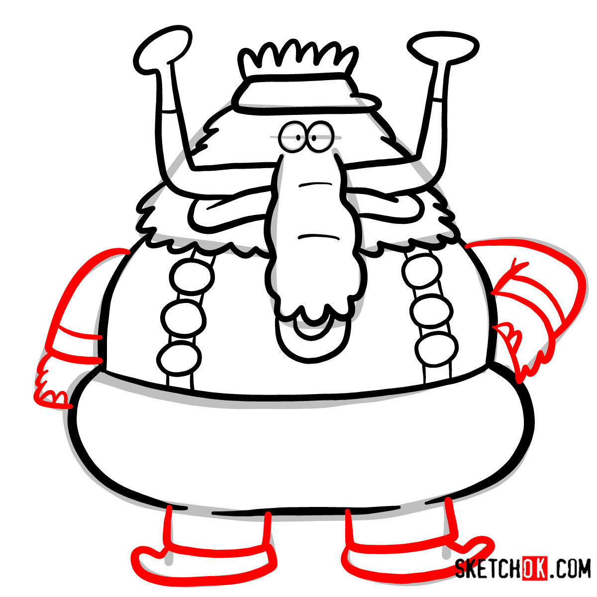 How to draw Gazpacho from Chowder series - step 07