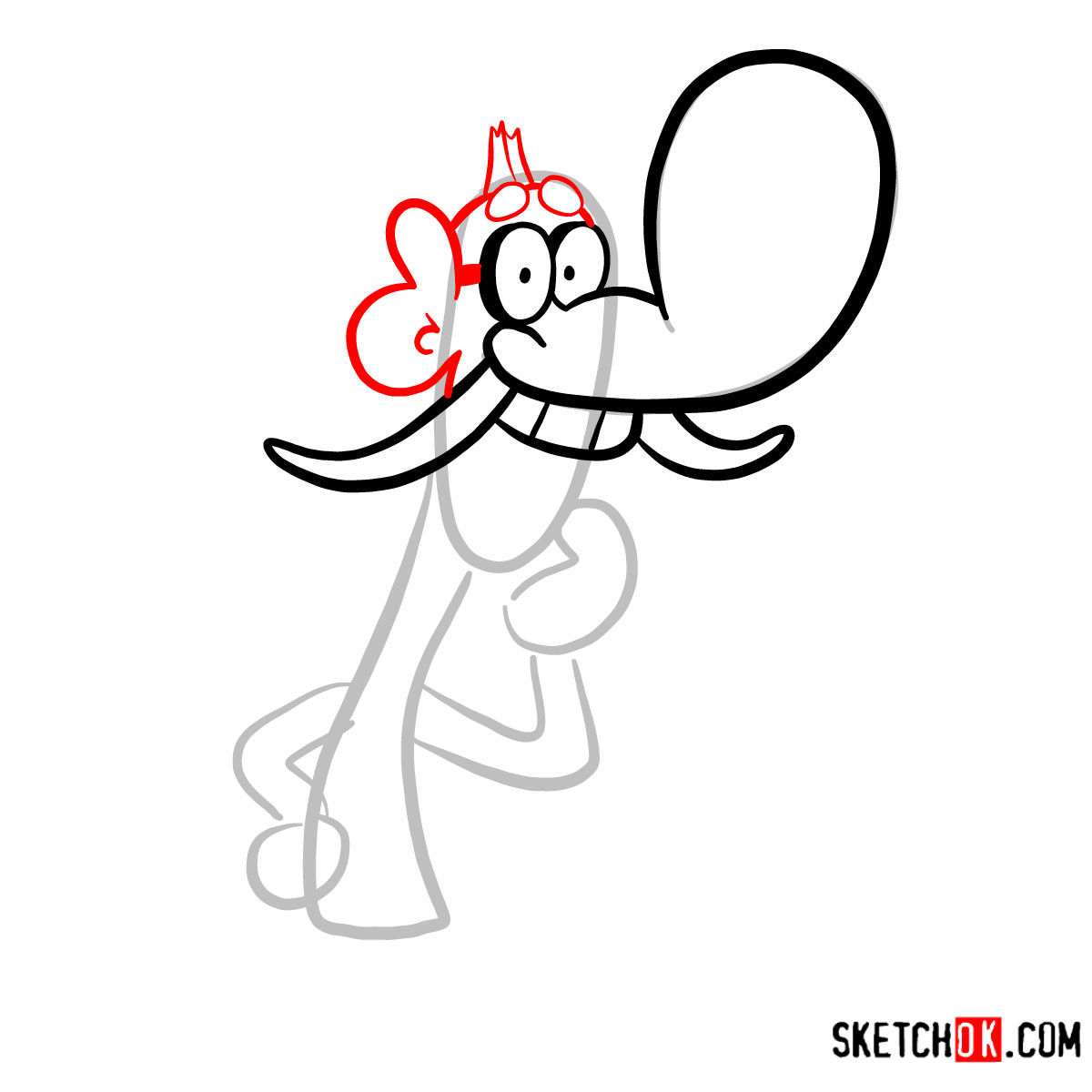How to draw Mung Daal from Chowder series - step 04