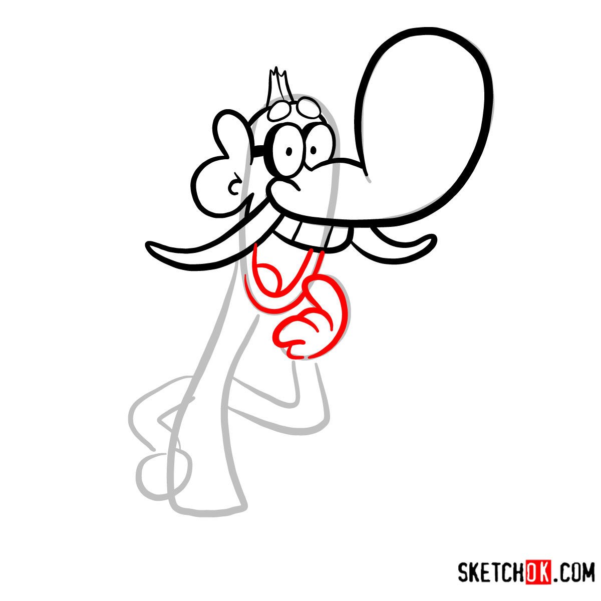 How to draw Mung Daal from Chowder series - step 05