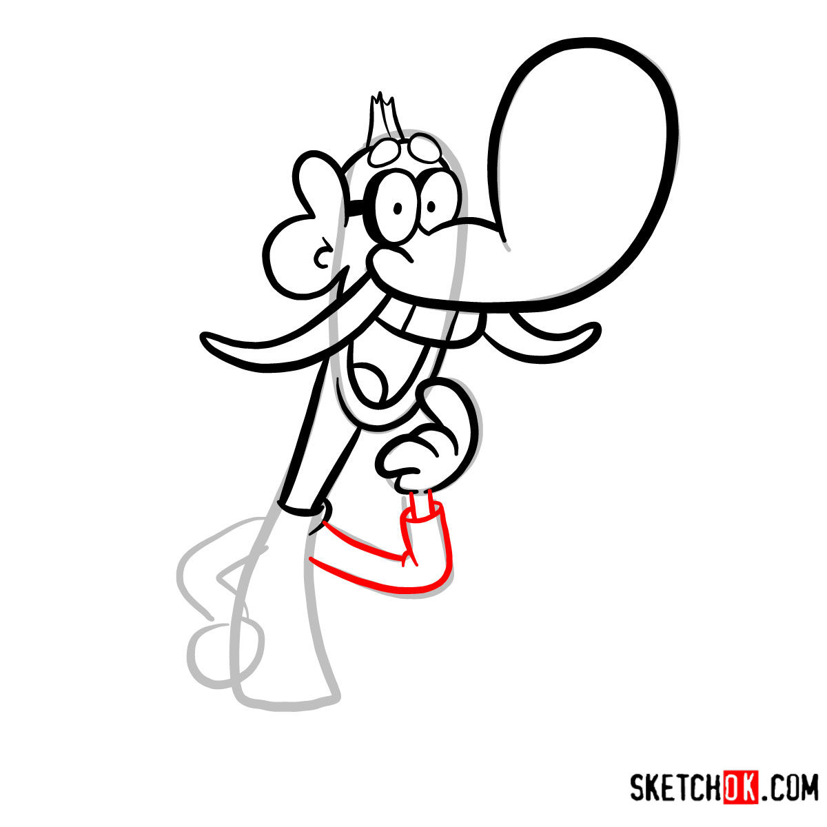 How to draw Mung Daal from Chowder series - step 07