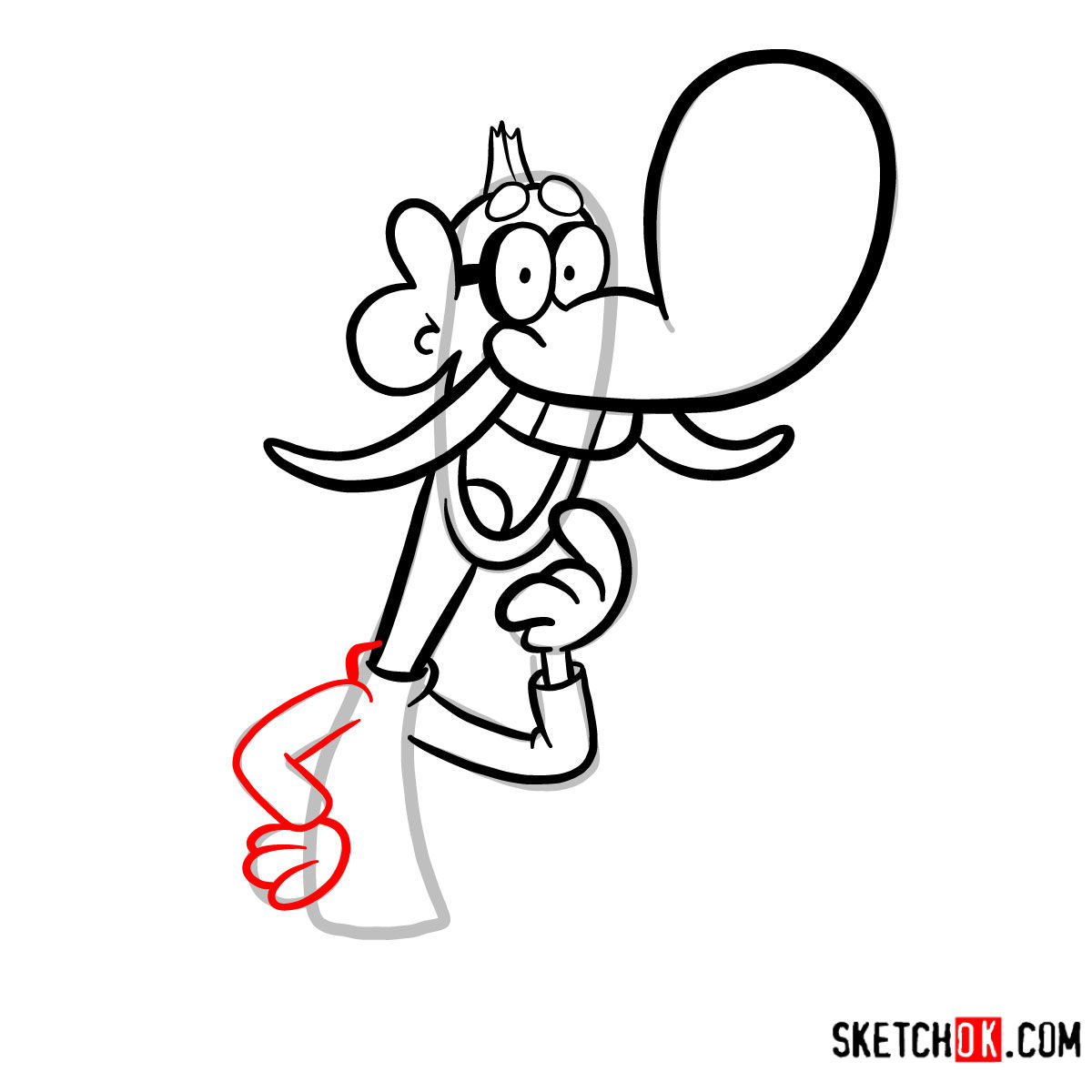 How to draw Mung Daal from Chowder series - step 08
