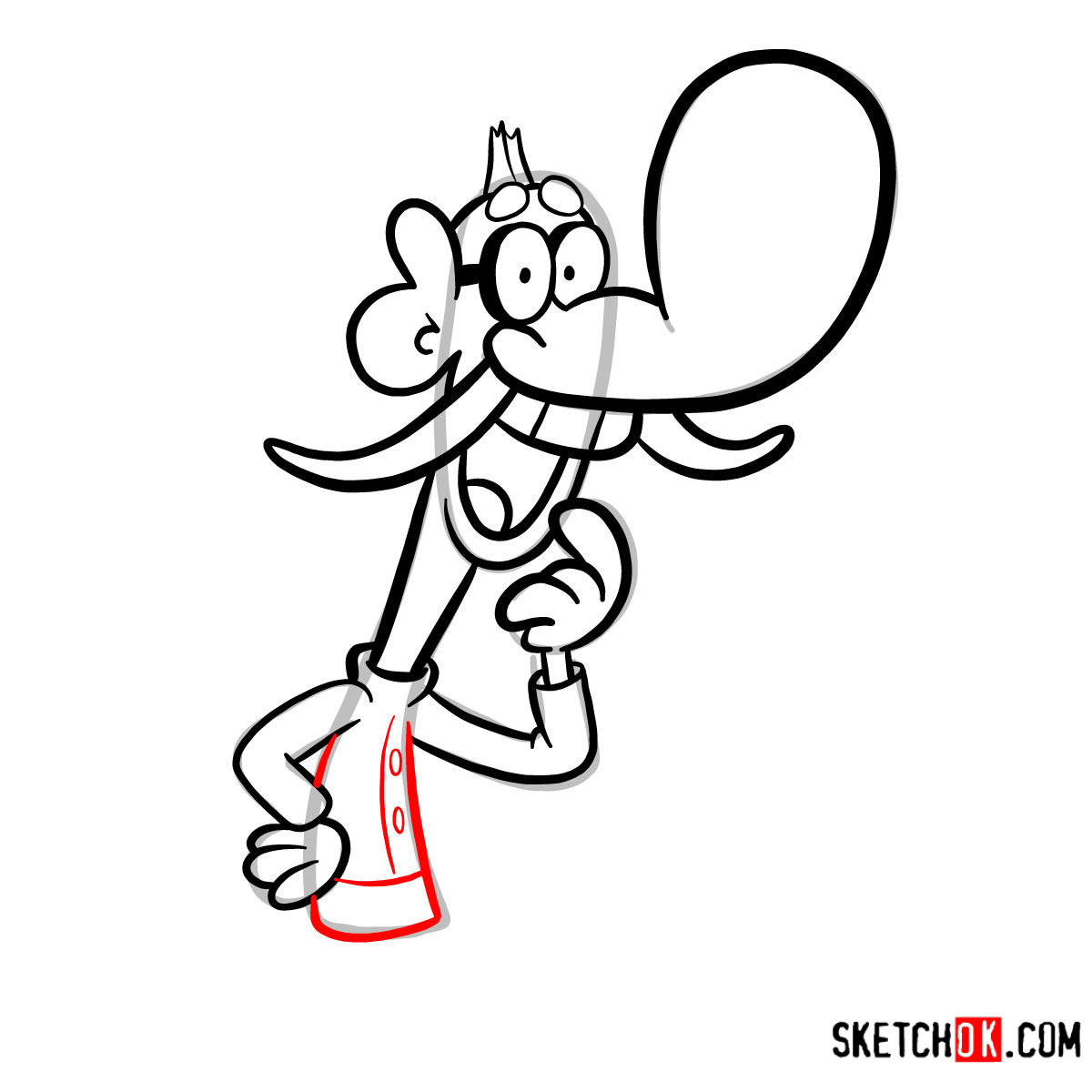 How to draw Mung Daal from Chowder series - step 09