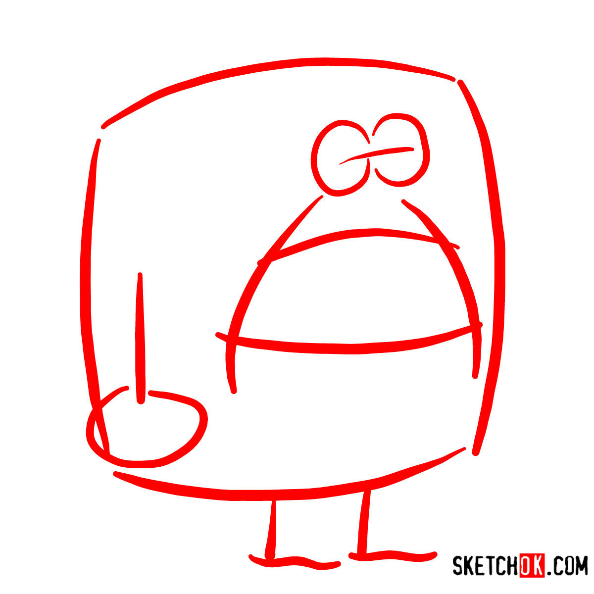 How to draw Chestnut from Chowder - step 01