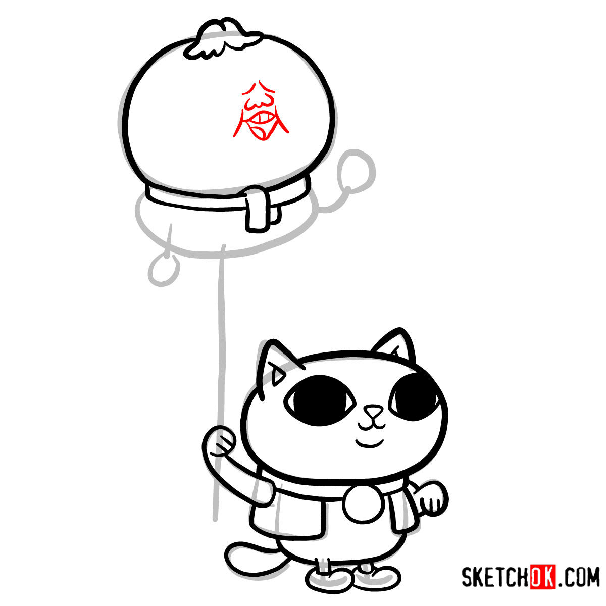 How to draw Mr. Fugu | Chowder series - step 09