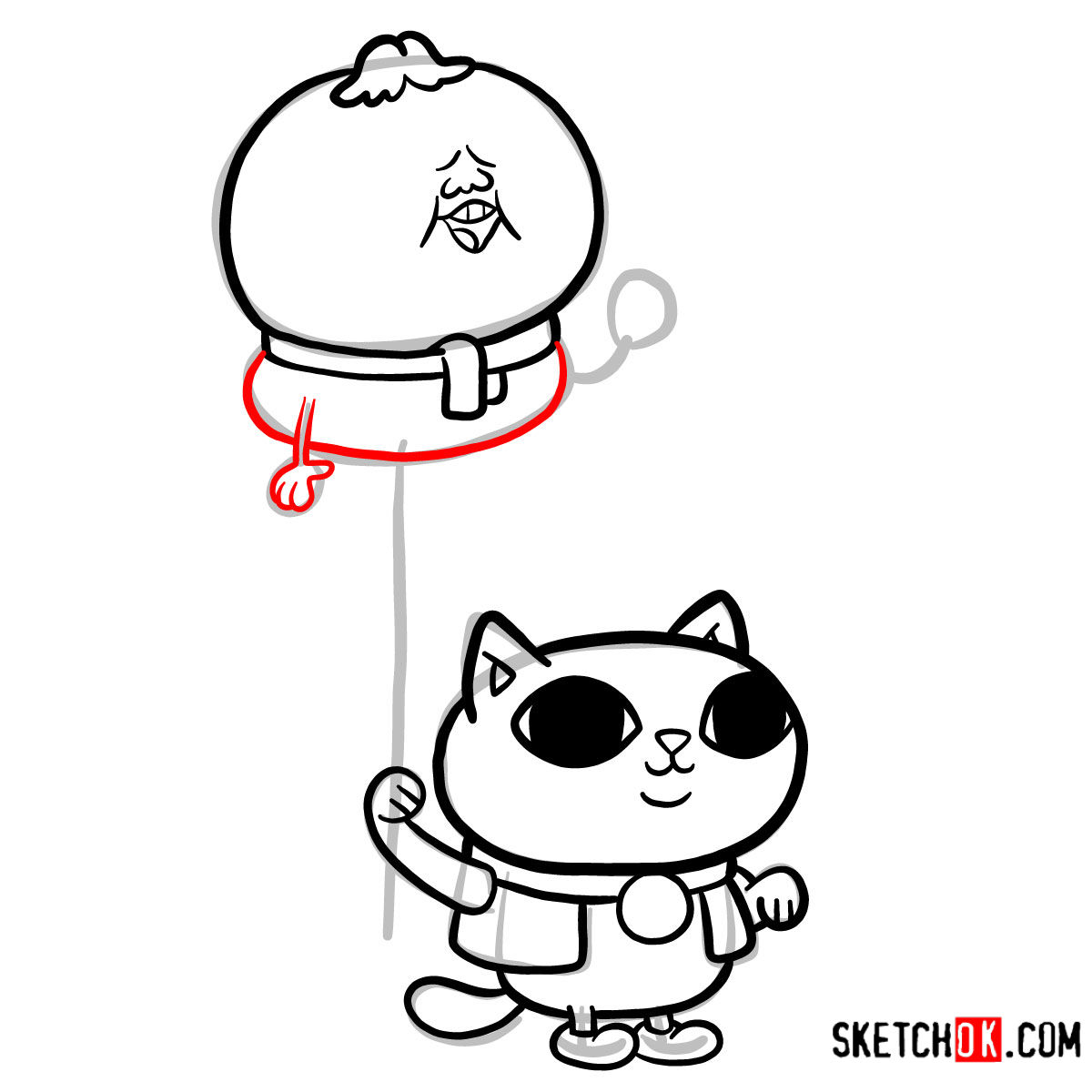 How to draw Mr. Fugu | Chowder series - step 10