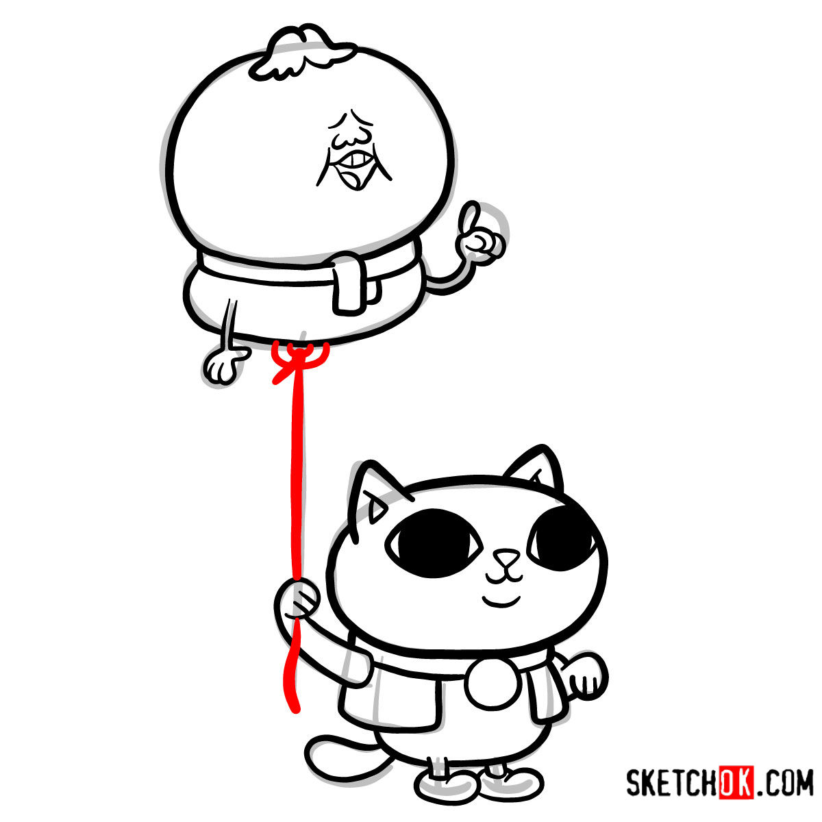 How to draw Mr. Fugu | Chowder series - step 12
